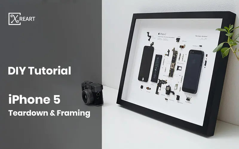 How to tear down an iPhone5 and turn it into a framed artwork