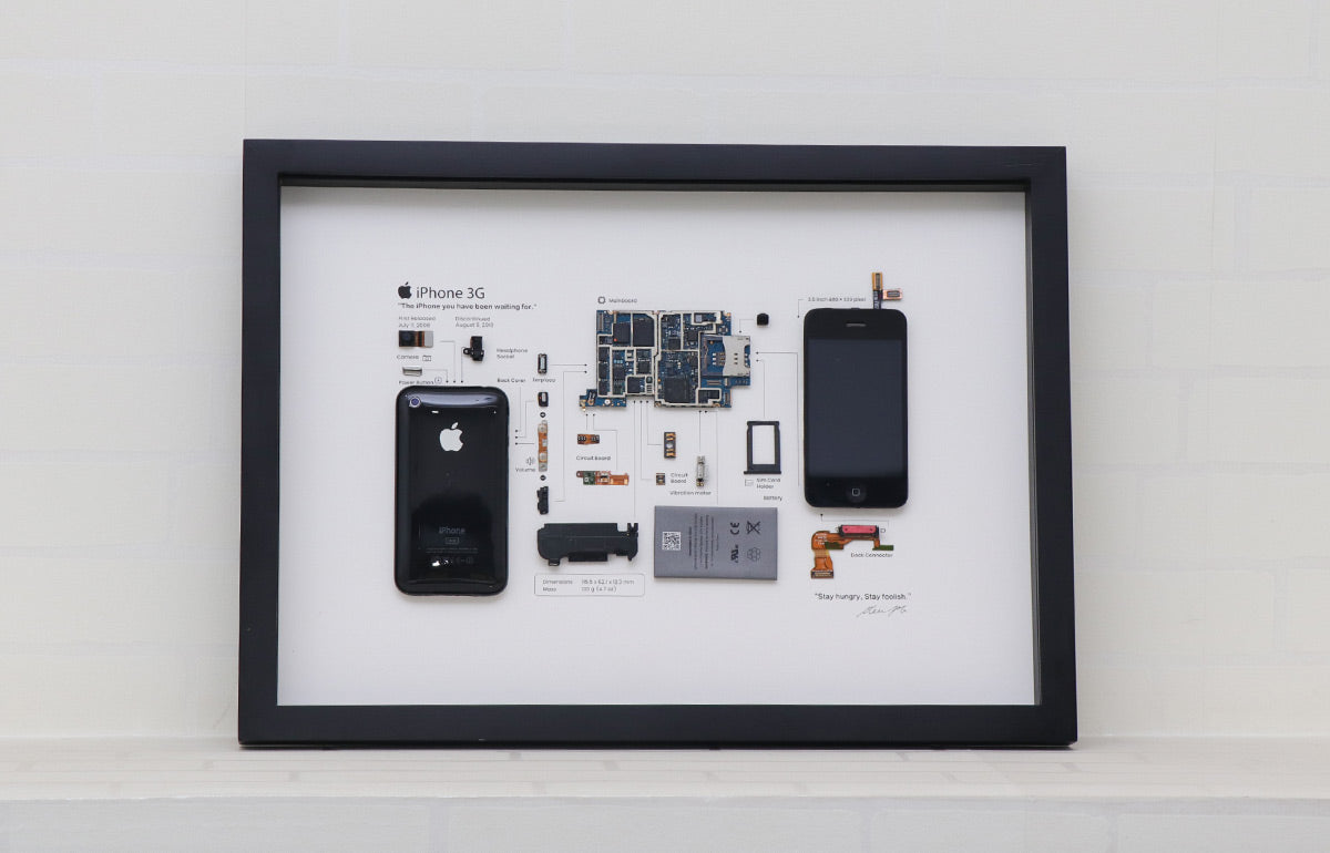 iPhone 3G Disassemble frame shadow-BOX