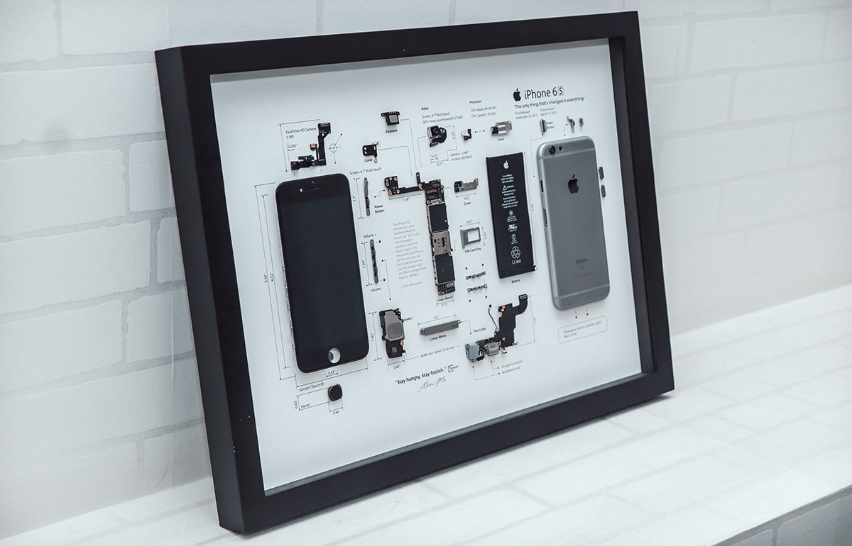 iPhone 6S teardown knolling