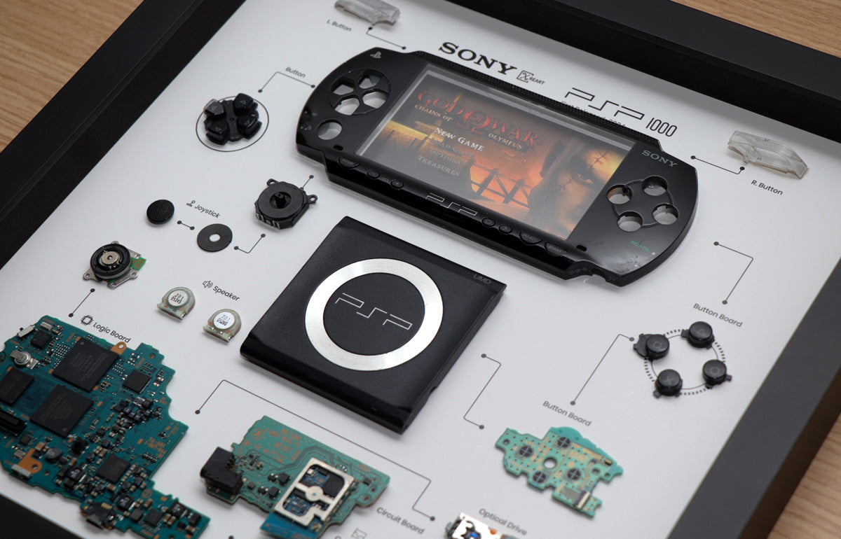 PSP1000 knolling shadowbox